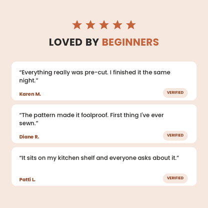 Customer reviews of the Mouseling DIY mouse plushie sewing kit
